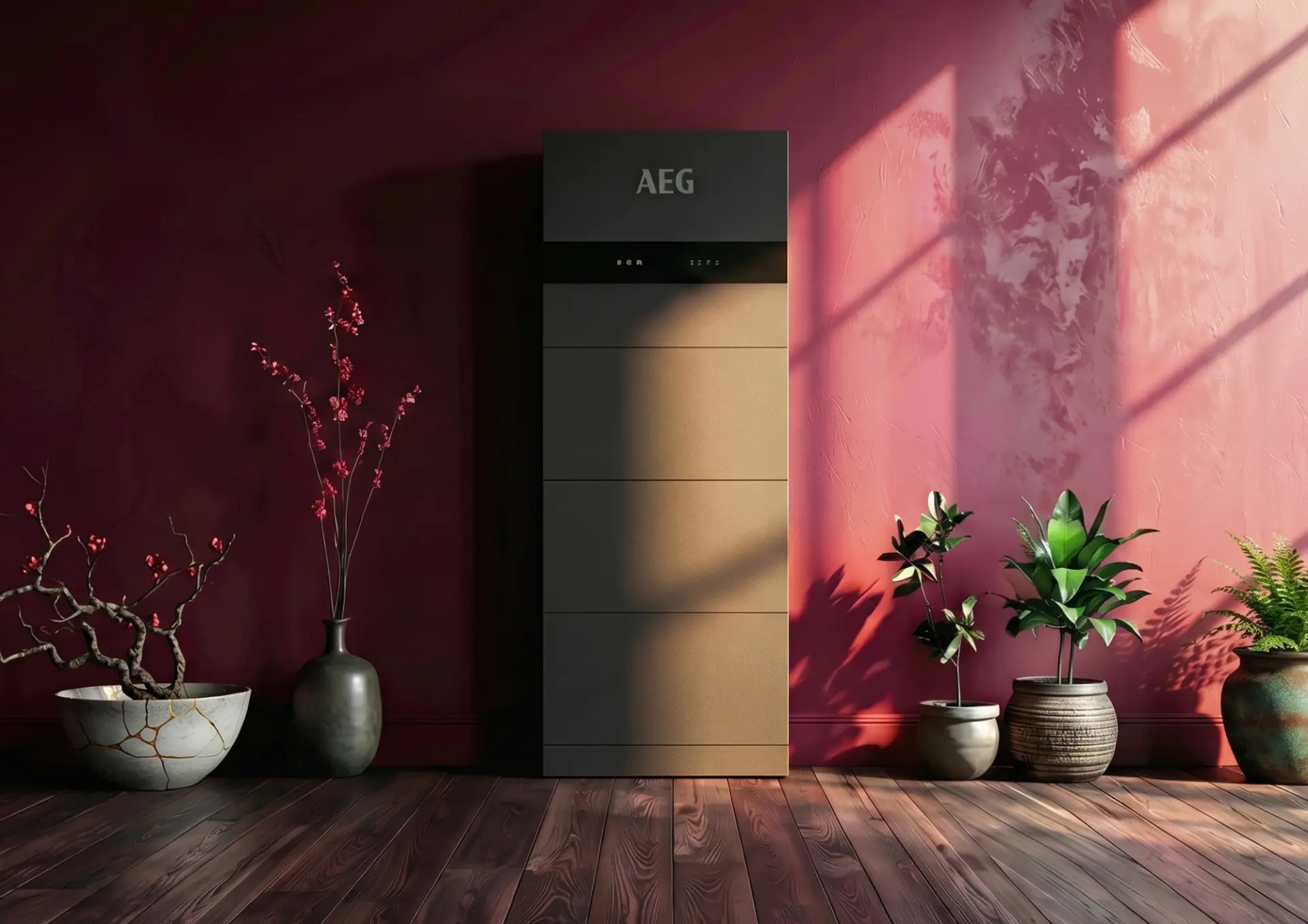 AEG Batterimodul i stue